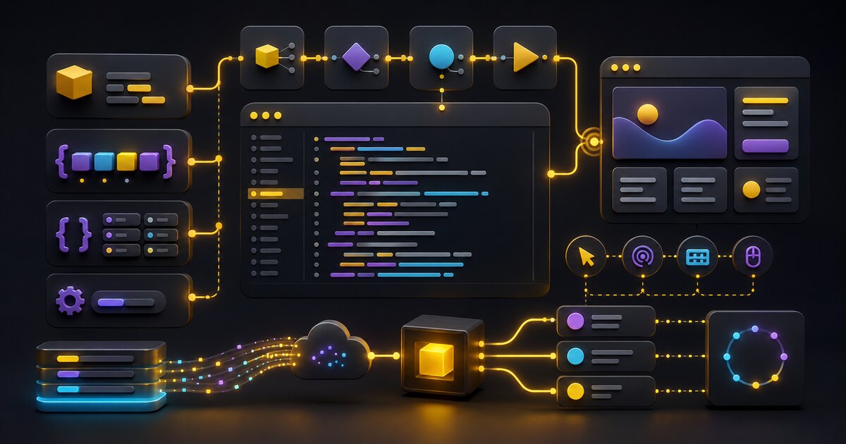 JavaScript cheat sheet with syntax, functions, DOM events, async workflows, and modern web development
