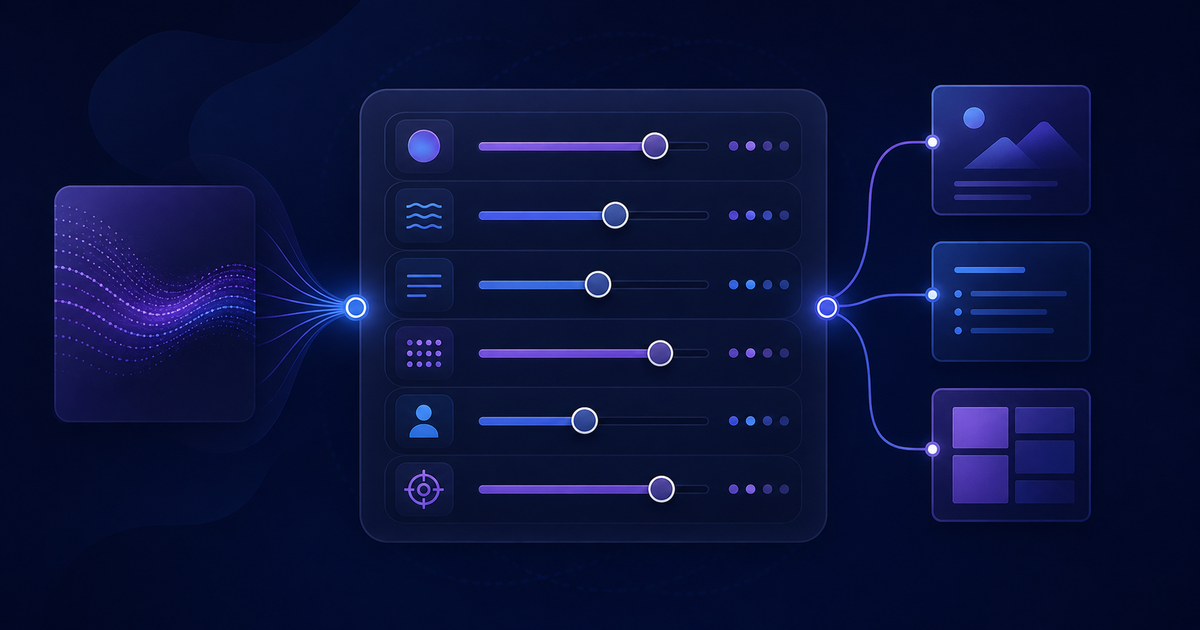 AI prompt modifiers cheat sheet with controls for tone, style, length, and format